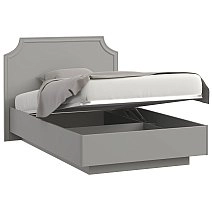 Кровать полутороспальная Montreal серый с подъемным механизмом 120х200