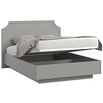 Кровать полутороспальная Montreal серый с подъемным механизмом 140х200