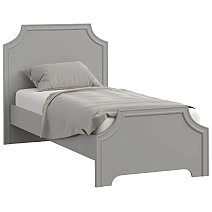 Кровать односпальная Montreal серый 90х200